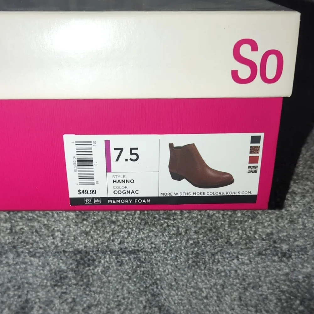 SO Rich Brown Ankle Boots
